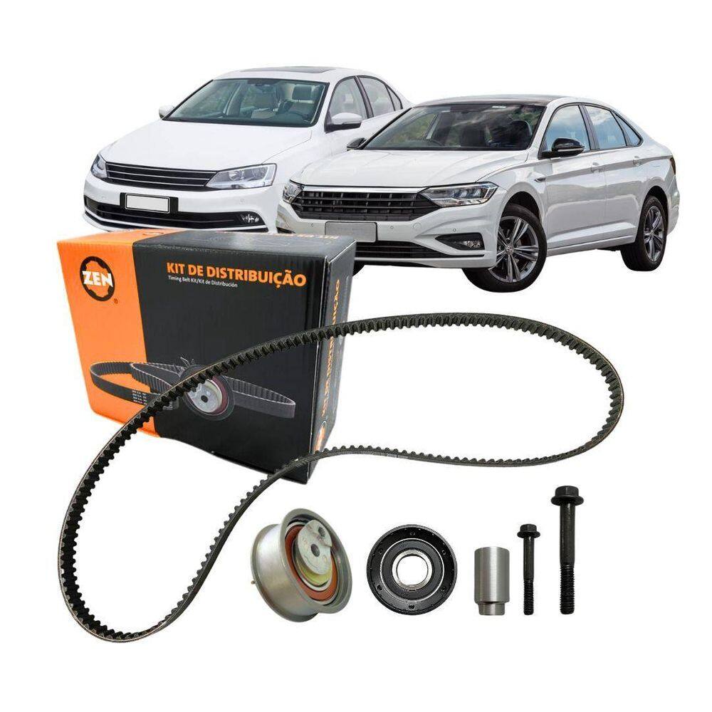 Kit Polia Tensor Correia Dentada Para Jetta 1.4 Após 2016