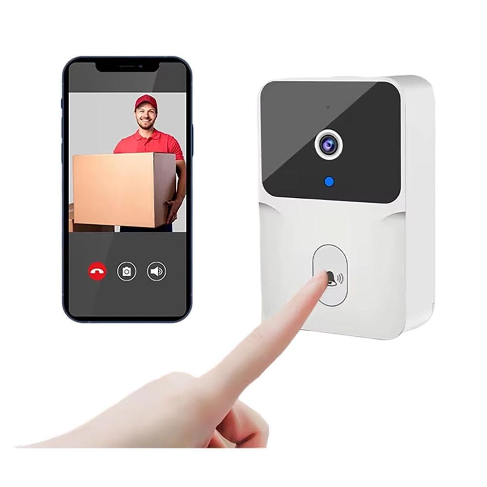 Campainha Interfone Com Camera Visão Noturna Para Casa Sitio