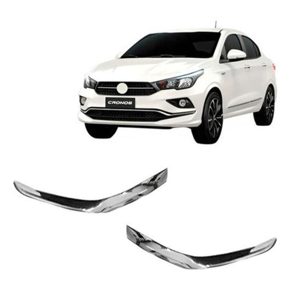 Kit Friso Grade Parachoque Fiat Cronos 17 18 19 20 Promoçã