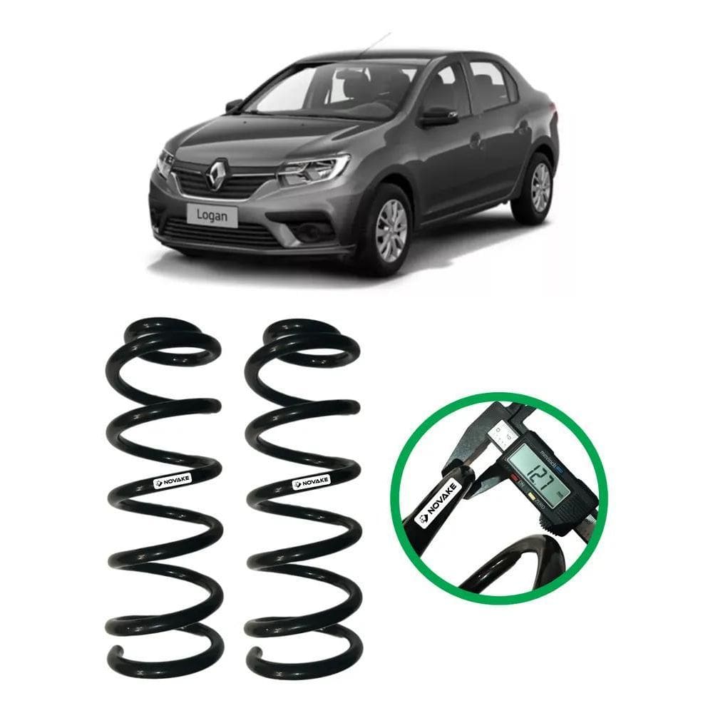 2X 2 Molas Reforçadas Gnv Logan 2018 201