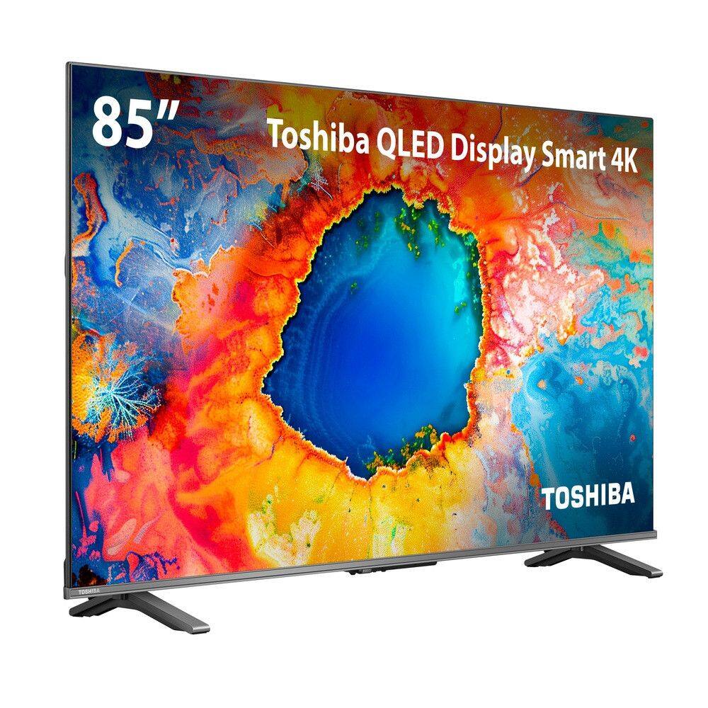 Smart TV QLED 85 4K Toshiba | Casas Bahia