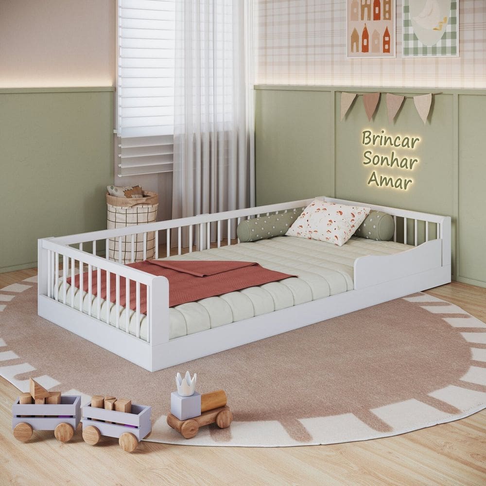 MP - Cama Infantil Montessoriana Solteiro em
