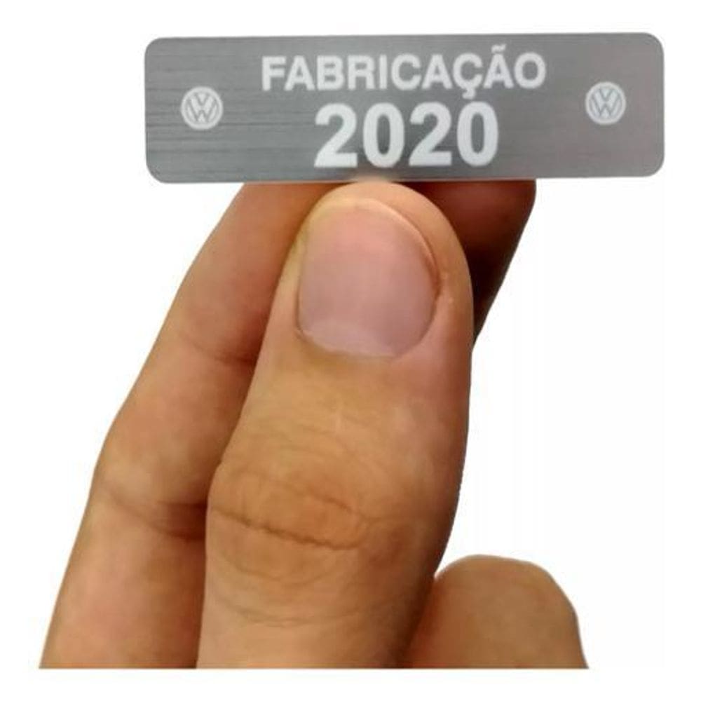 Adesivo Etiqueta Ano Fabricação Compatível Volkswagen 2020