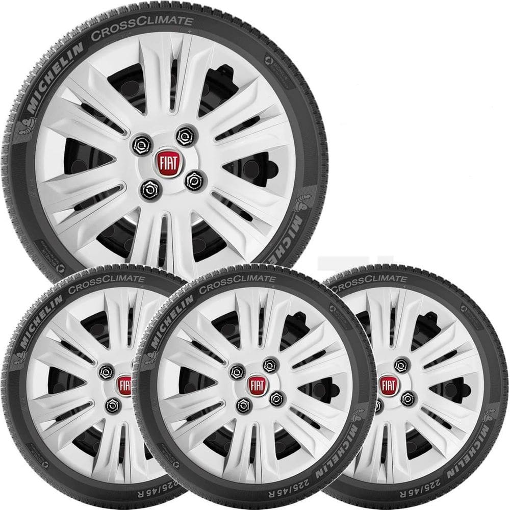4X Calota Fiat Doblo Strada Palio Siena Uno Aro 14
