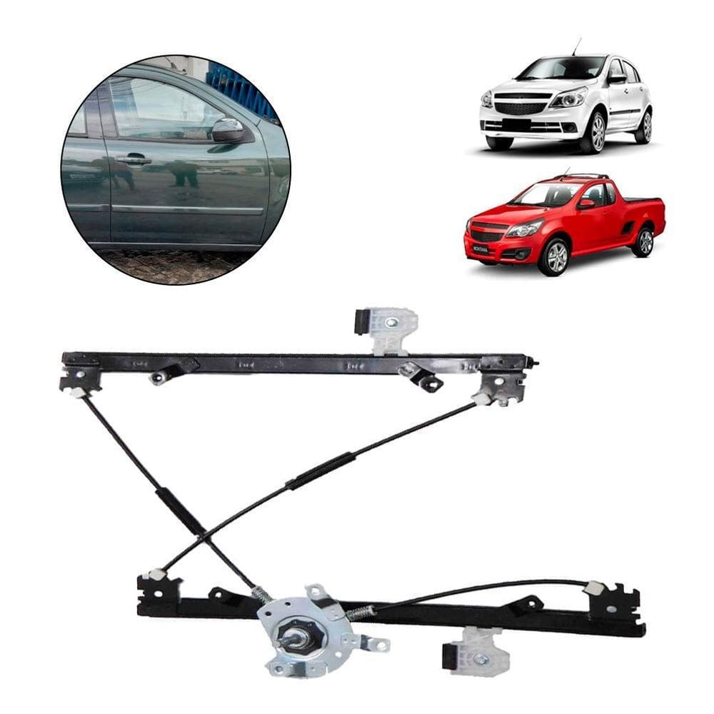 Máquina Vidro Manual Diant Direito Agile Montana 2009 A 2021