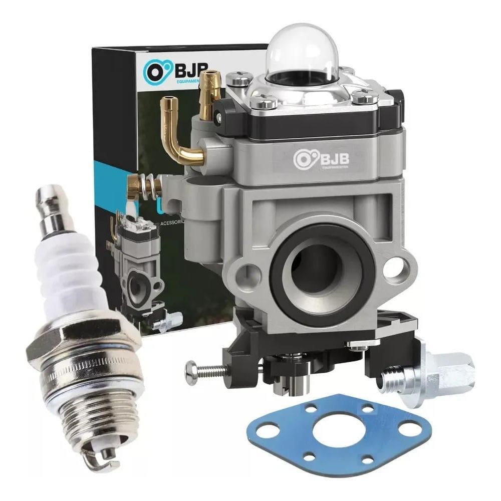 2X Carburador Com Junta E Vela Roçadeira Gasolina 43/52/62/6