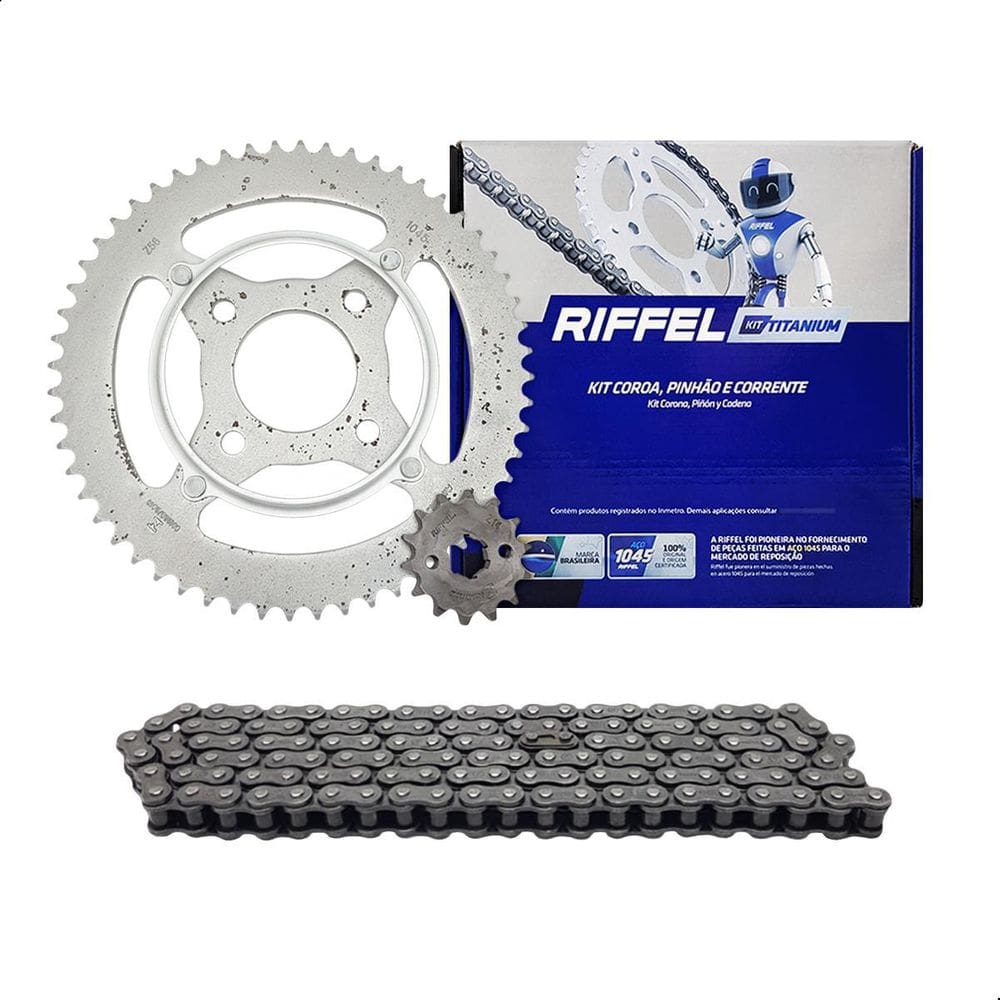 Kit Relação S/ Retentor Riffel Xl 125 Ano 1990 A 1996