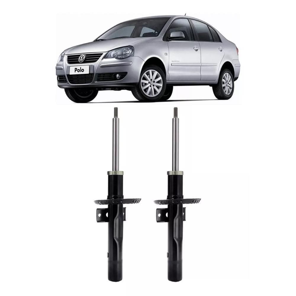 Par De Amortecedores Dianteiros Volkswagen Polo 2008/2009