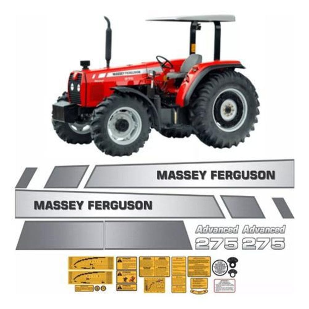 Kit Adesivos Massey Ferguson Advanced 275