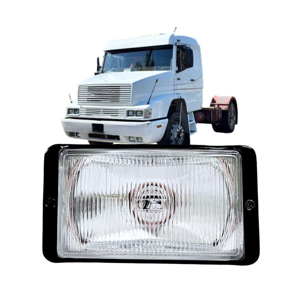Farol Auxiliar Para Mercedes Retangular Vidro