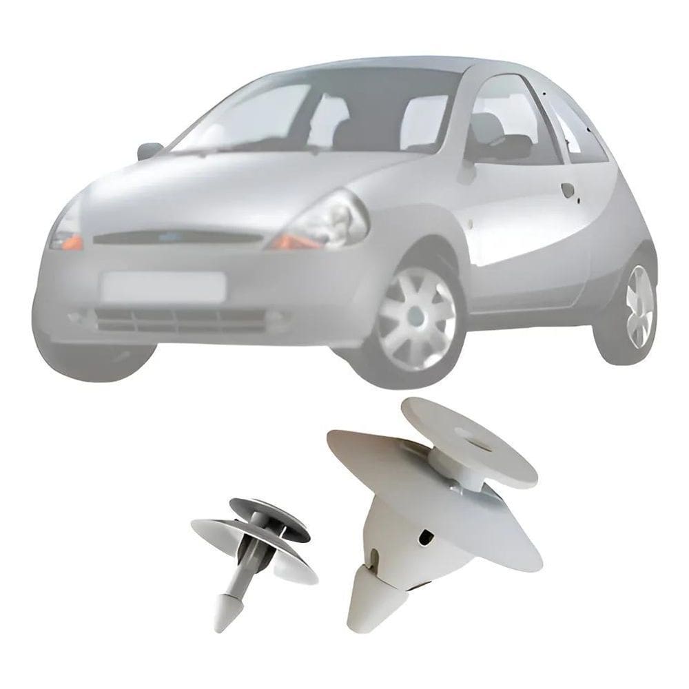 2X 30 Presilhas Do Parachoque Ford Ka 97 A 07 / Kit 30 Peça