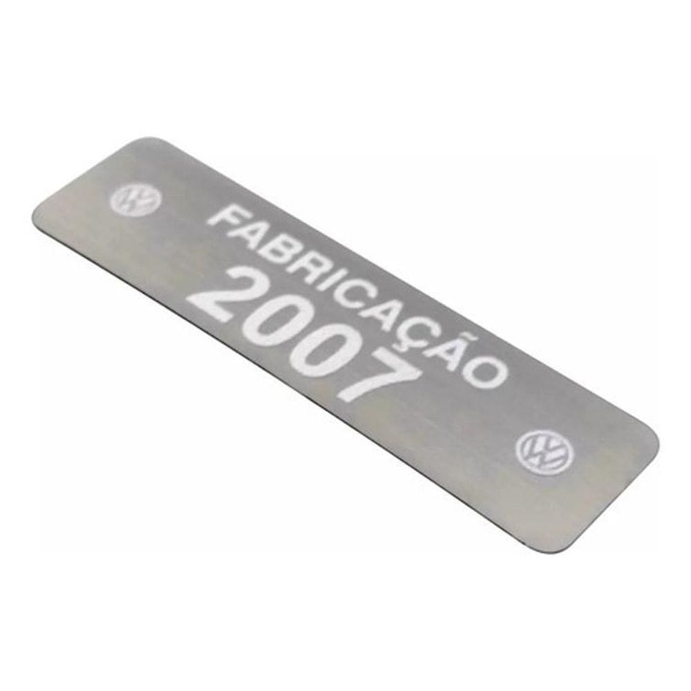Adesivo Etiqueta Ano Fabricação Compatível Volkswagen 2007