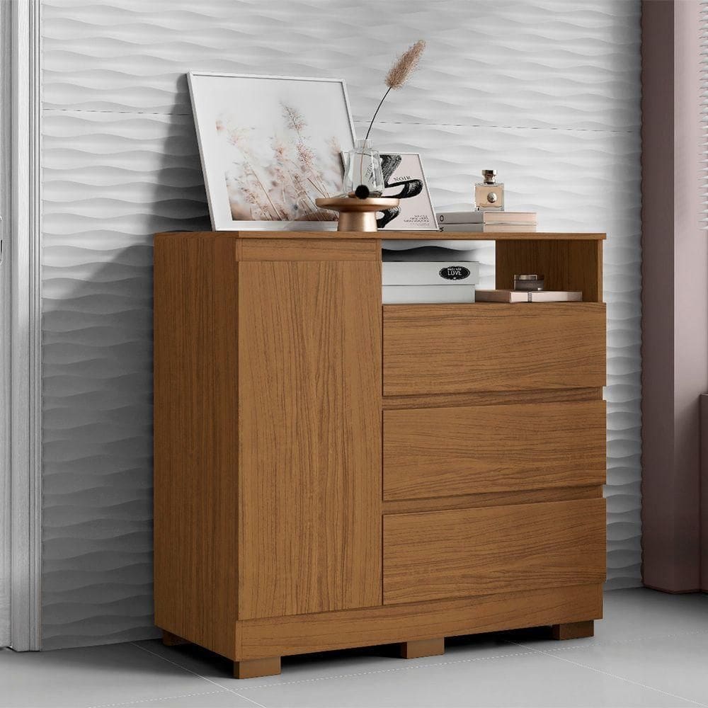 Cômoda Quarto Com 1 Porta Sapateira 97cm Tayna A09 - D`rossi Atacama