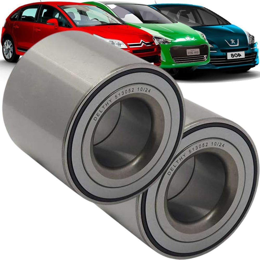 Par Rolamento De Roda Traseiro C4 Ds4 Picasso 2009 A 2019