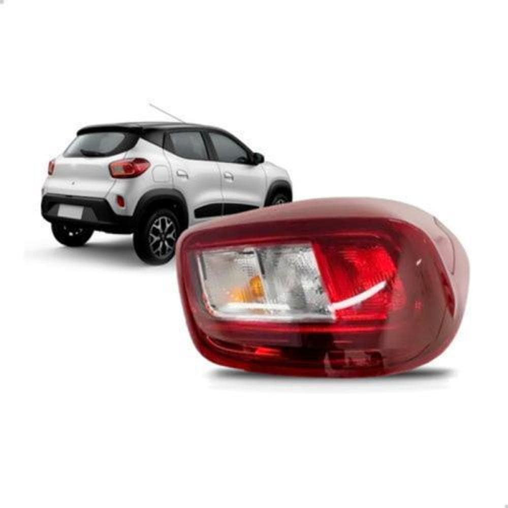 Lanterna Traseira Kwid Bicolor Com Led Especifico
