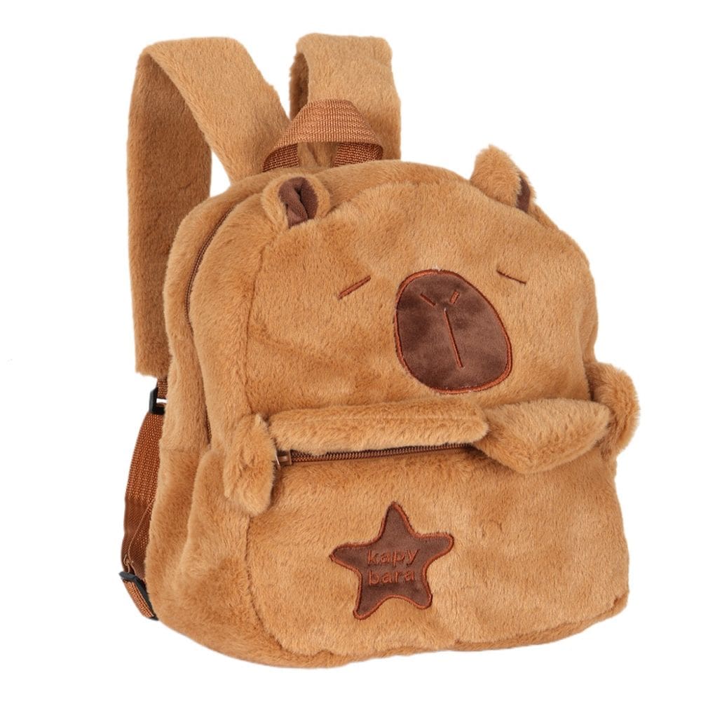 Mochila Costas Escolar Capivara Escola Infantil Juvenil