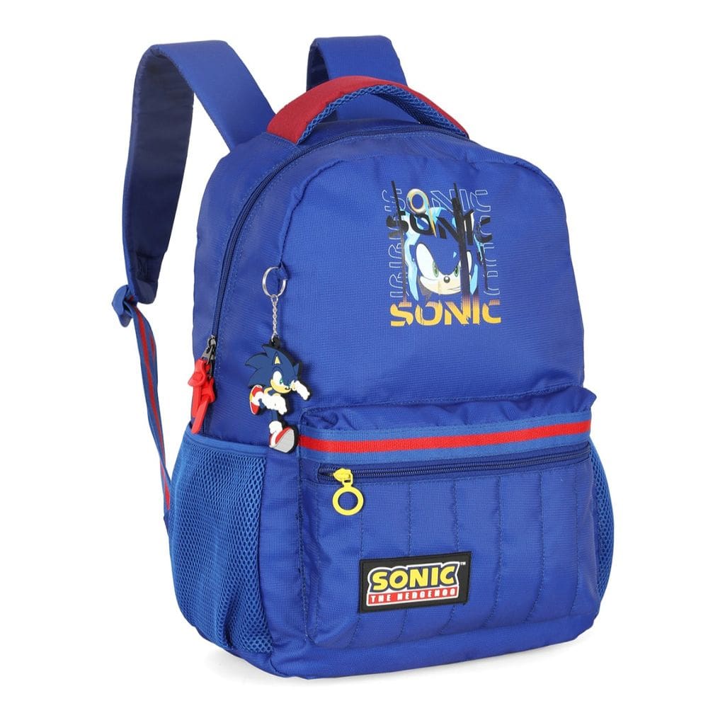 Mochila Sonic Infantil Juvenil Aula Costa Up4you Azul Menino