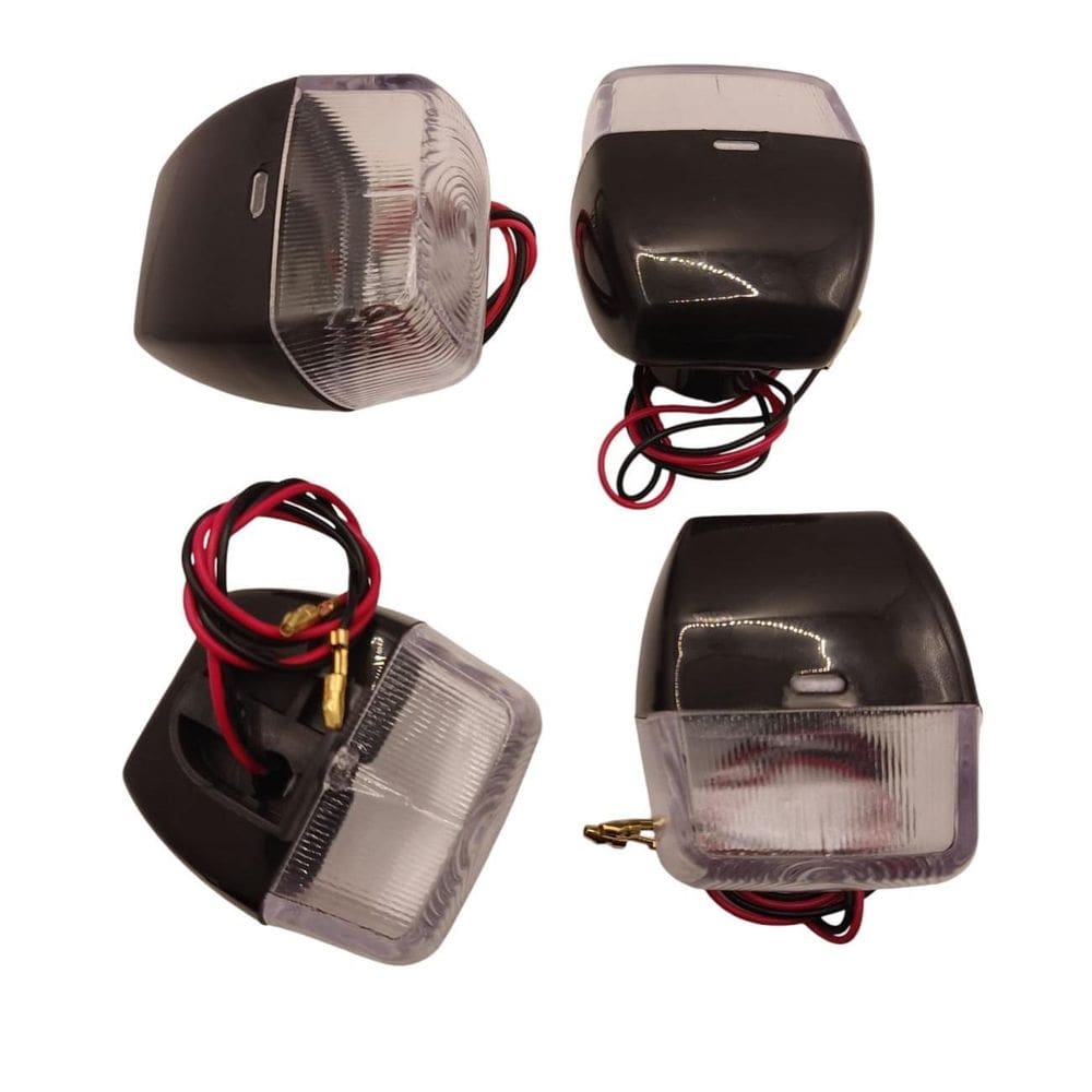 Pisca Lente Cristal Pop 100 Xlr Bros 125 150 Tornado 4 Peças