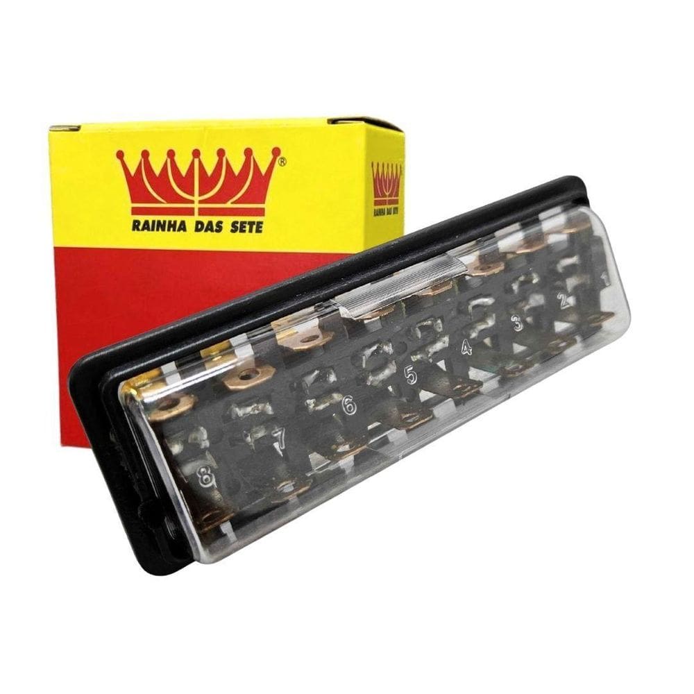 Caixa Fusível Para Fusca Kombi Com Tampa 8 Polos