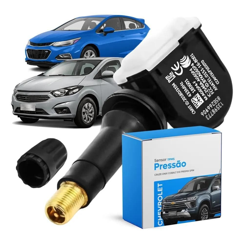 2X Sensor Pressão Tpms Pneu Cruze Onix Cobalt S10 Prisma Spi