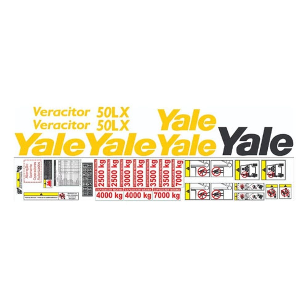 Kit Adesivos Yale Veracitor 50Lx