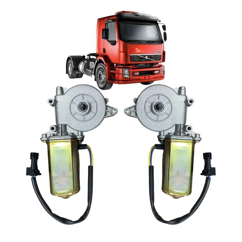 Par Motor Vidro Eletrico Para Volvo Vm Após 2003 Ld E Le