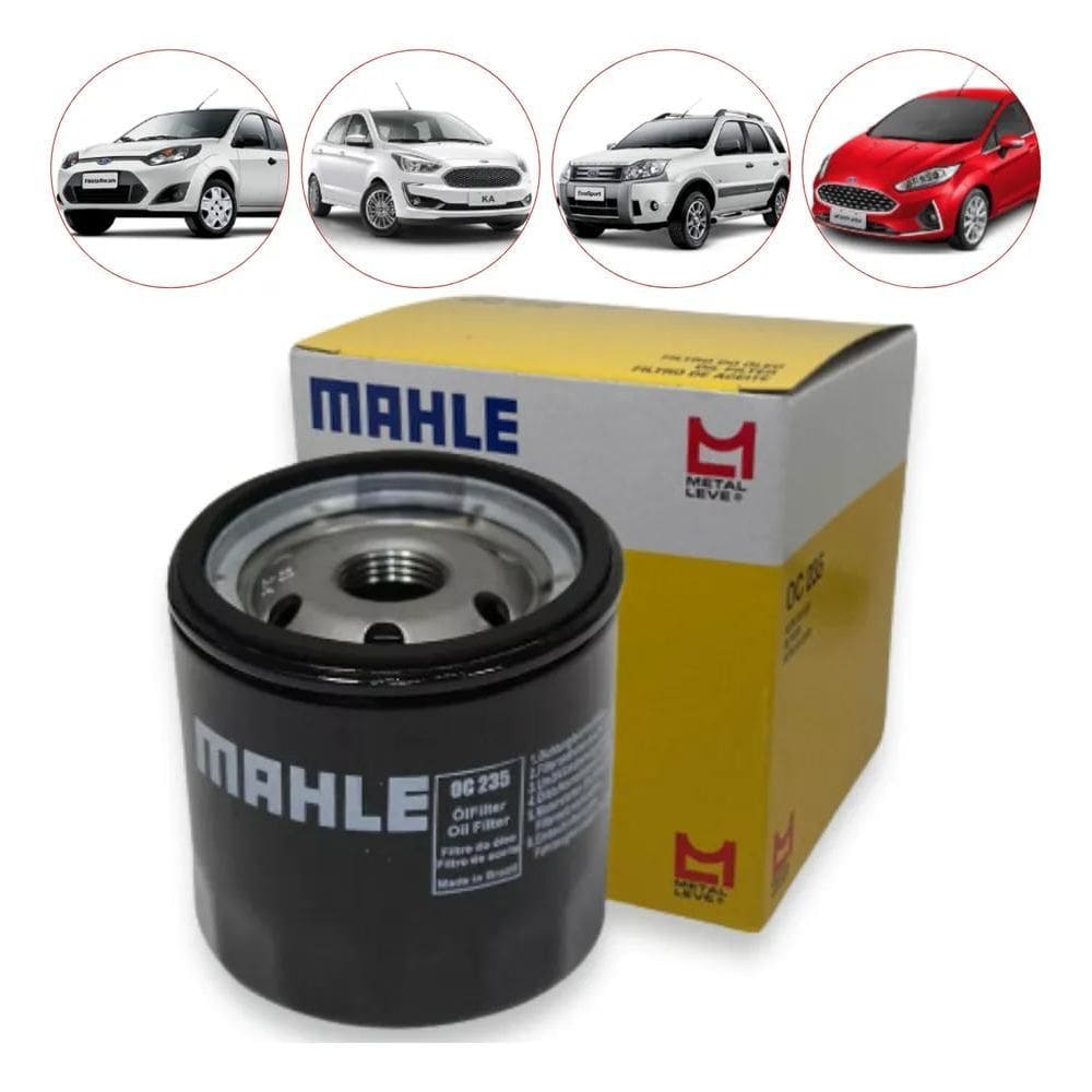 2X Filtro Óleo Ford Fiesta Ka Ecosport Courier Focus Origina