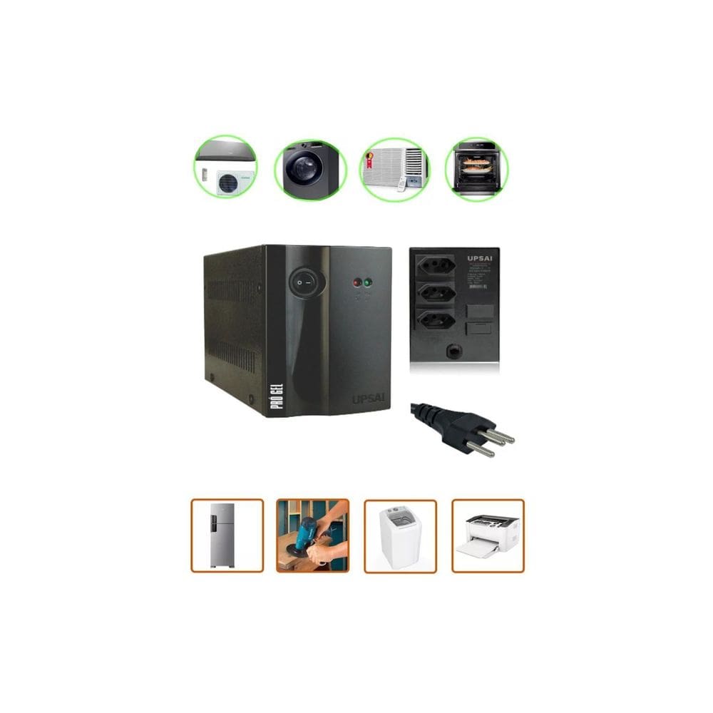 Estabilizador Bivolt 1,5Kva Computador Geladeira Impressora