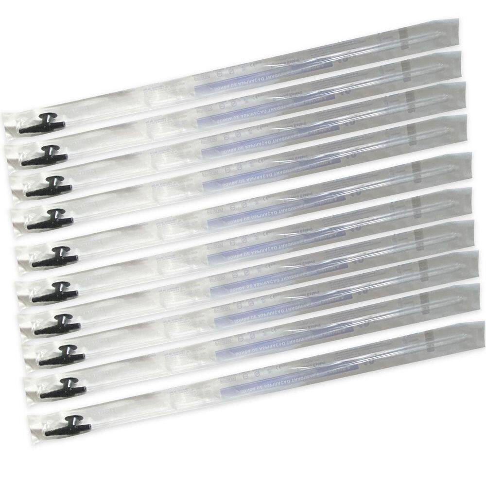 Sonda Aspiração Traqueal Válvula 10Fr Foyomed 10 Unidades