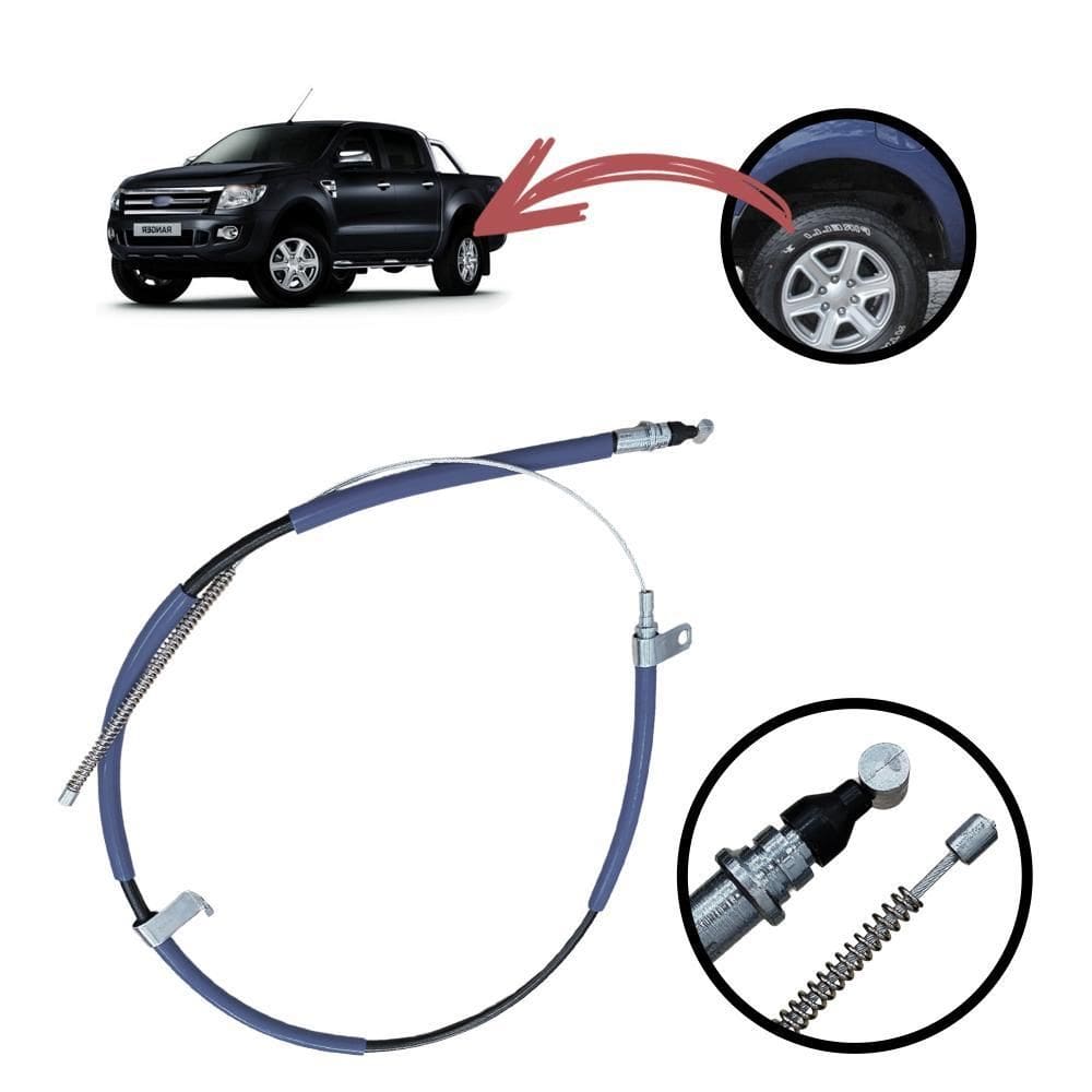 Cabo Do Freio Traseiro Esquerdo Ranger 2014 Em Diante