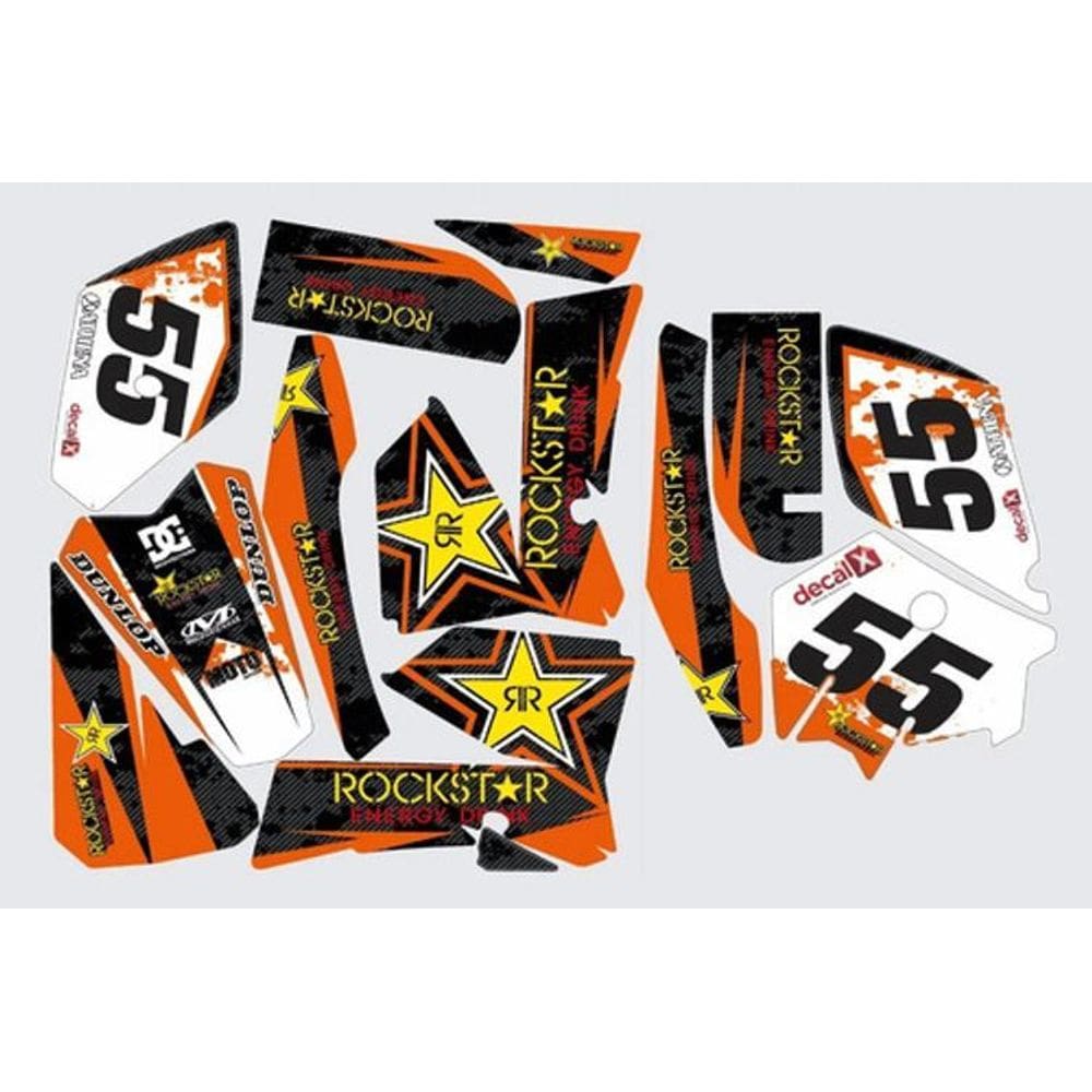 Kit Adesivo Moto Cross Trilha Ktm Sx 85 2009 0,20Mm Lm009