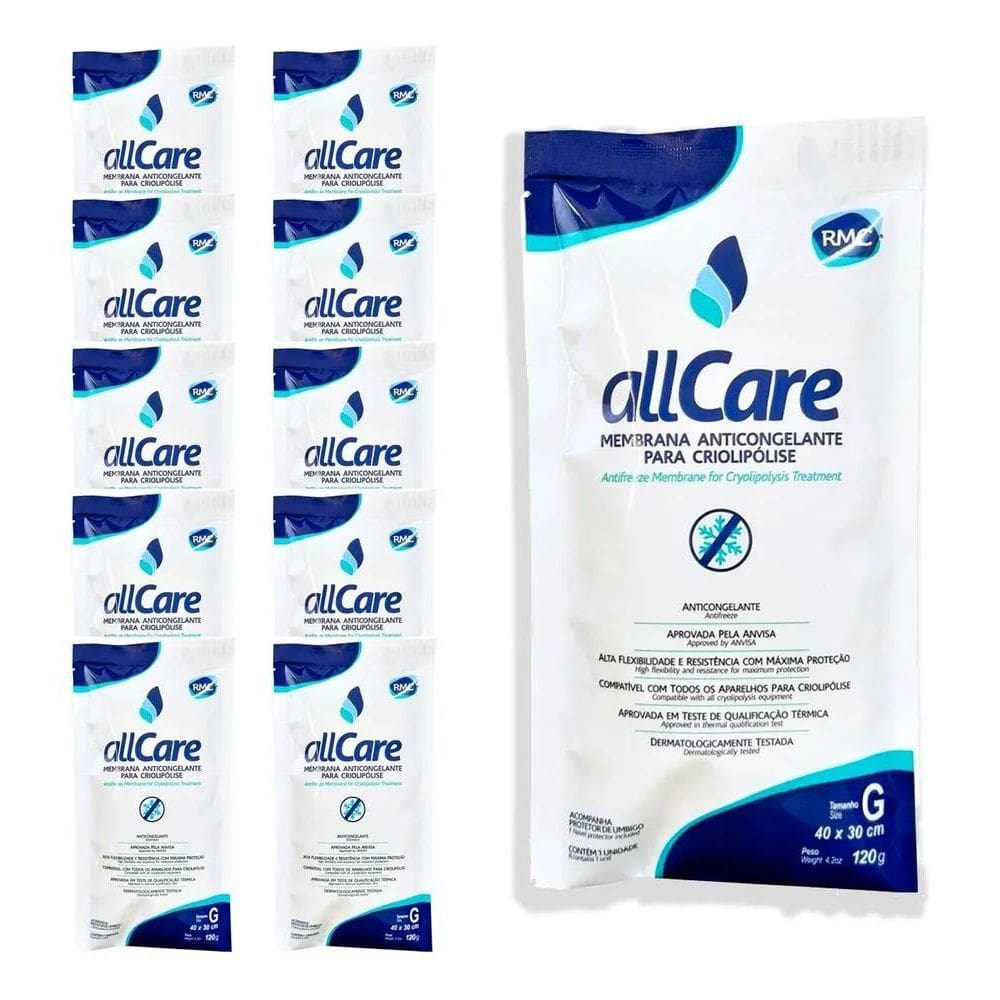 2X Membrana Manta Criolipólise Rmc - All Care - Tam G - 10 U