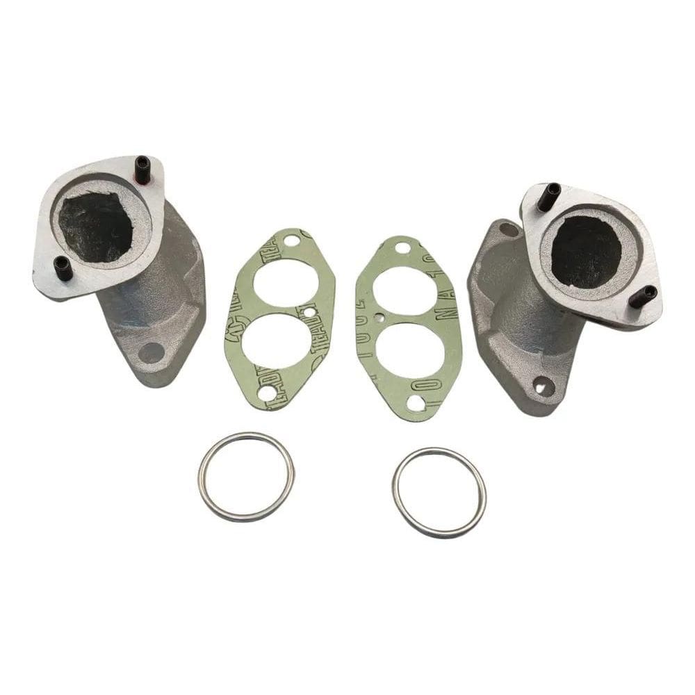 2X Par Base Pe Coletor De Admissão Fusca Kombi Brasilia Pezi