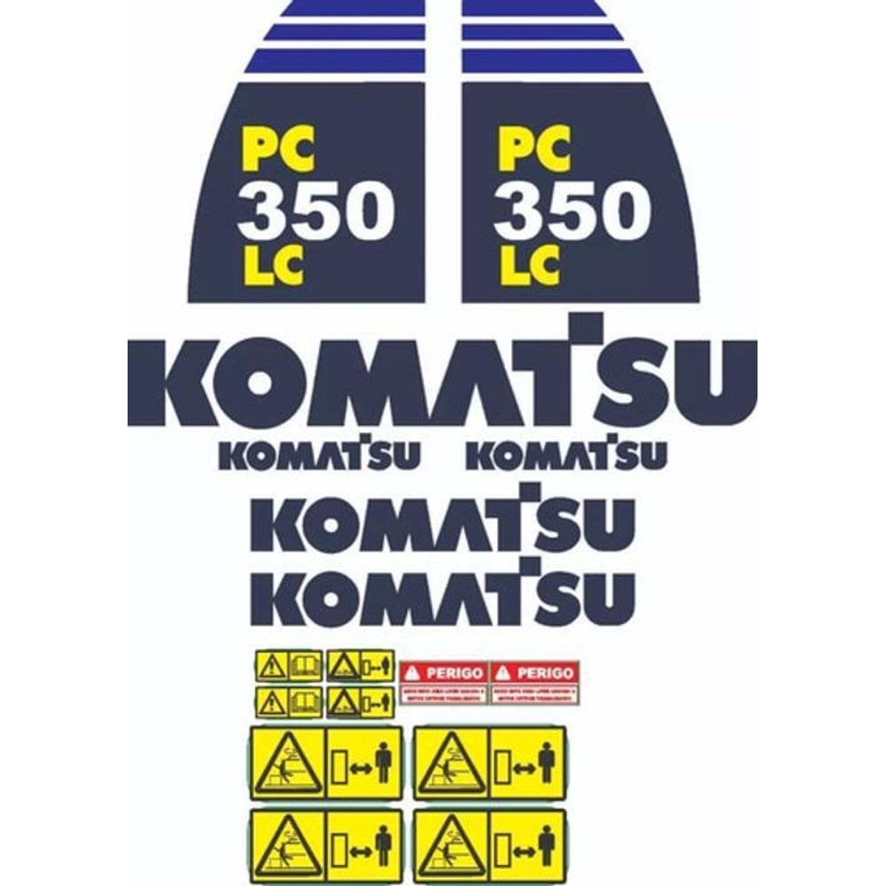 Kit Adesivos - Komatsu Pc350Lc