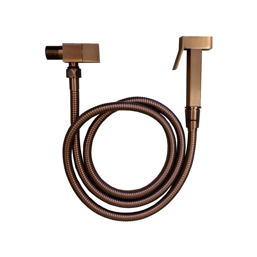 Ducha Higiênica Quadrada Inox Rose Gold Fosco