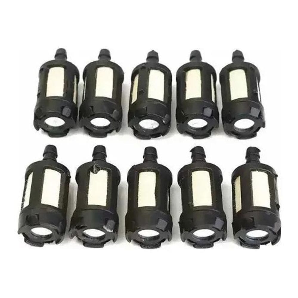 2X Kit 10 Filtro De Combustivel Para Roçadeira Todas As Marc