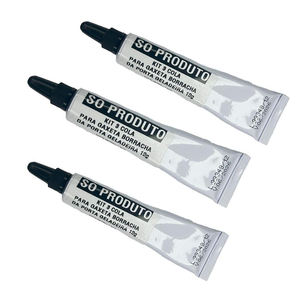 Cola Para Alto-Falante 19G Cor Preta Com 3 Unidades