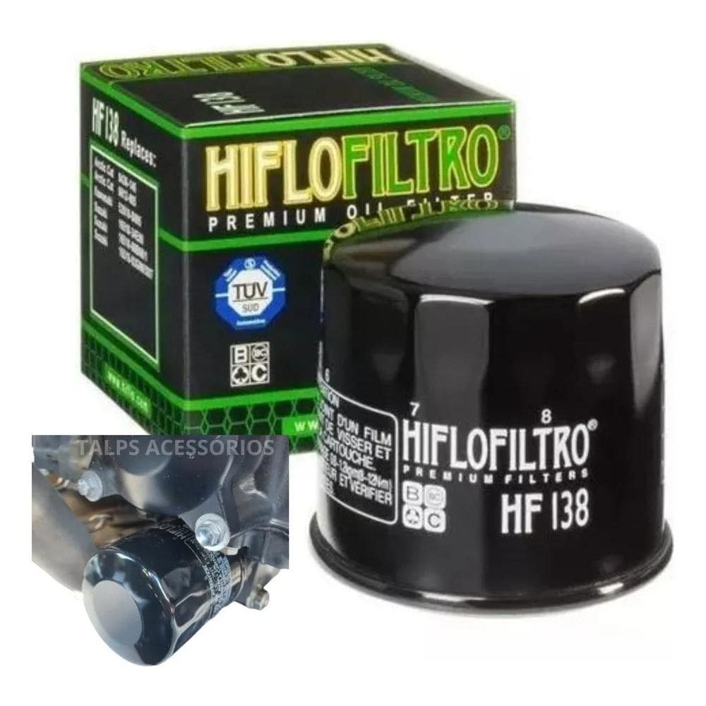 2X Filtro Oleo Hiflo Hf138 Suzuki Gsxr Gsx R Srad 600 750 10