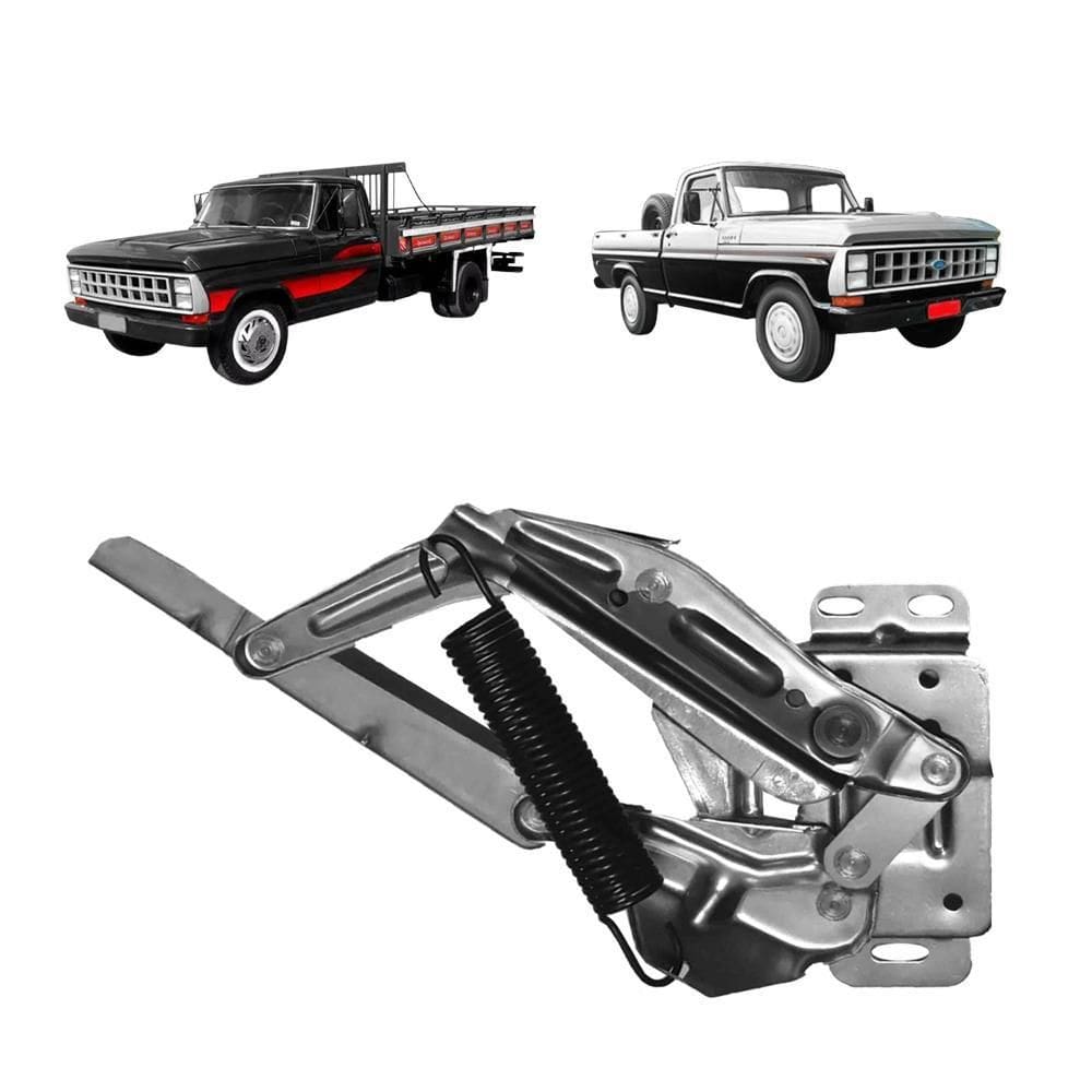 Dobradiça Capô Dianteiro Esquerda Mola F1000 F4000 Ate 1992