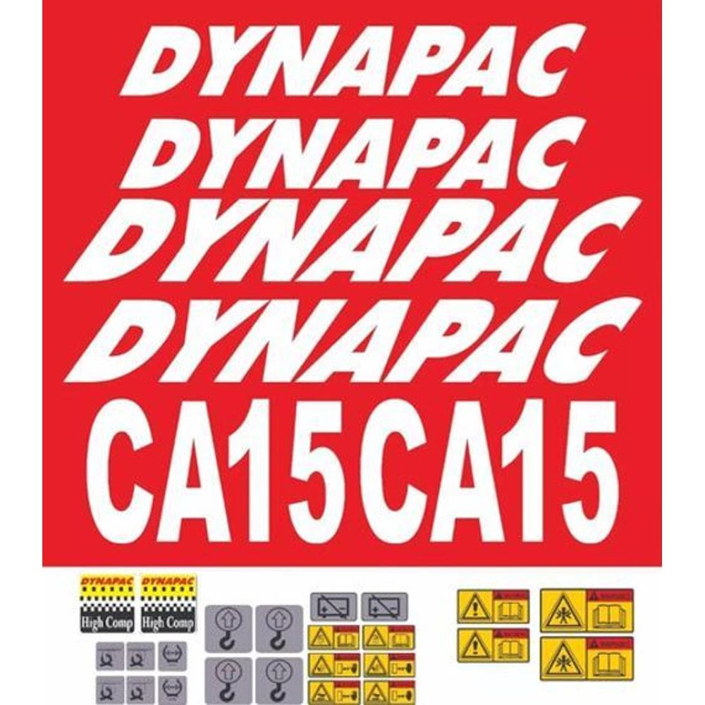 Kit Adesivos Dynapac Ca15