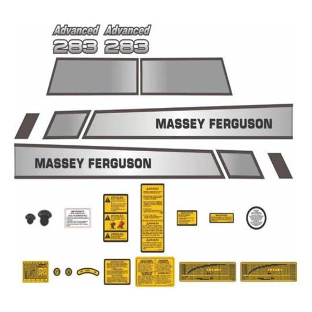 Kit Adesivos Massey Ferguson Advanced 283