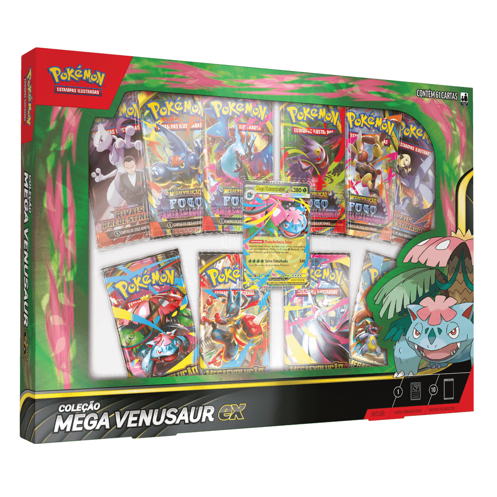 Box Pokémon Mega Venusaur Ex