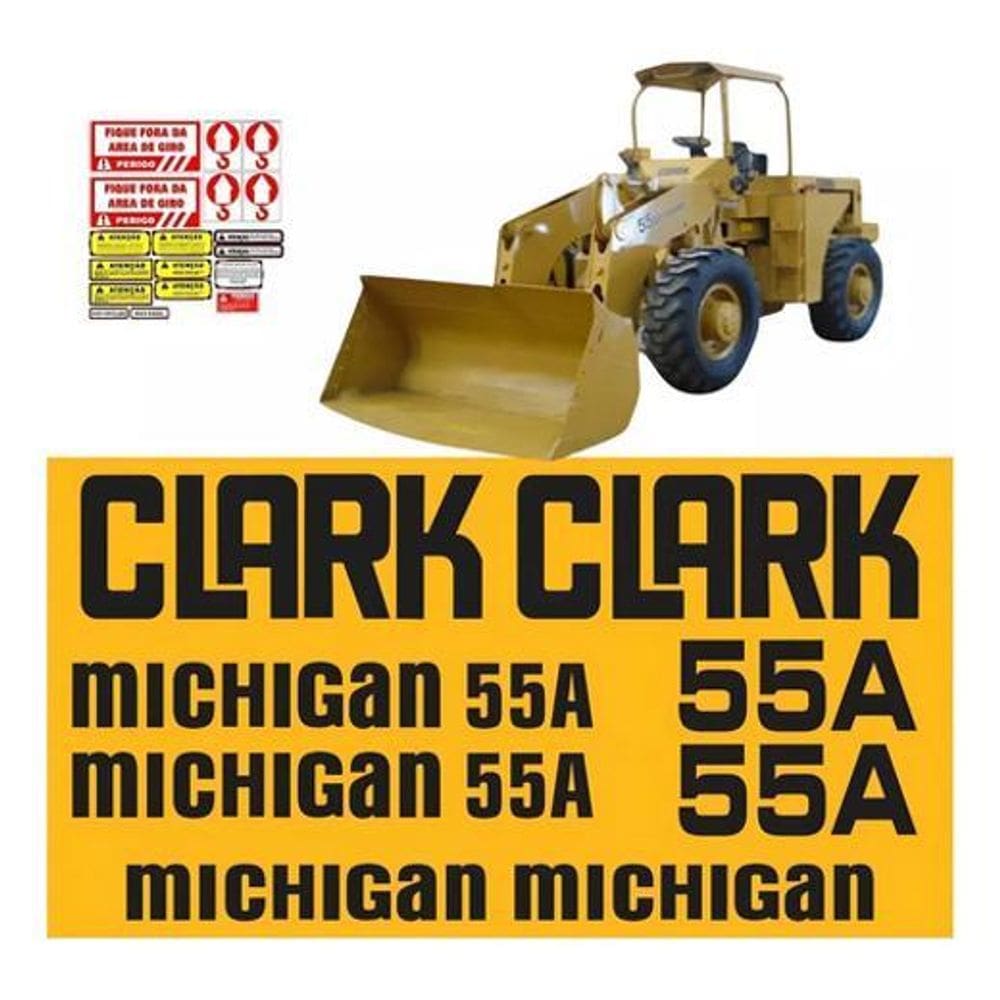 Kit Adesivos Michigan Clark 55A