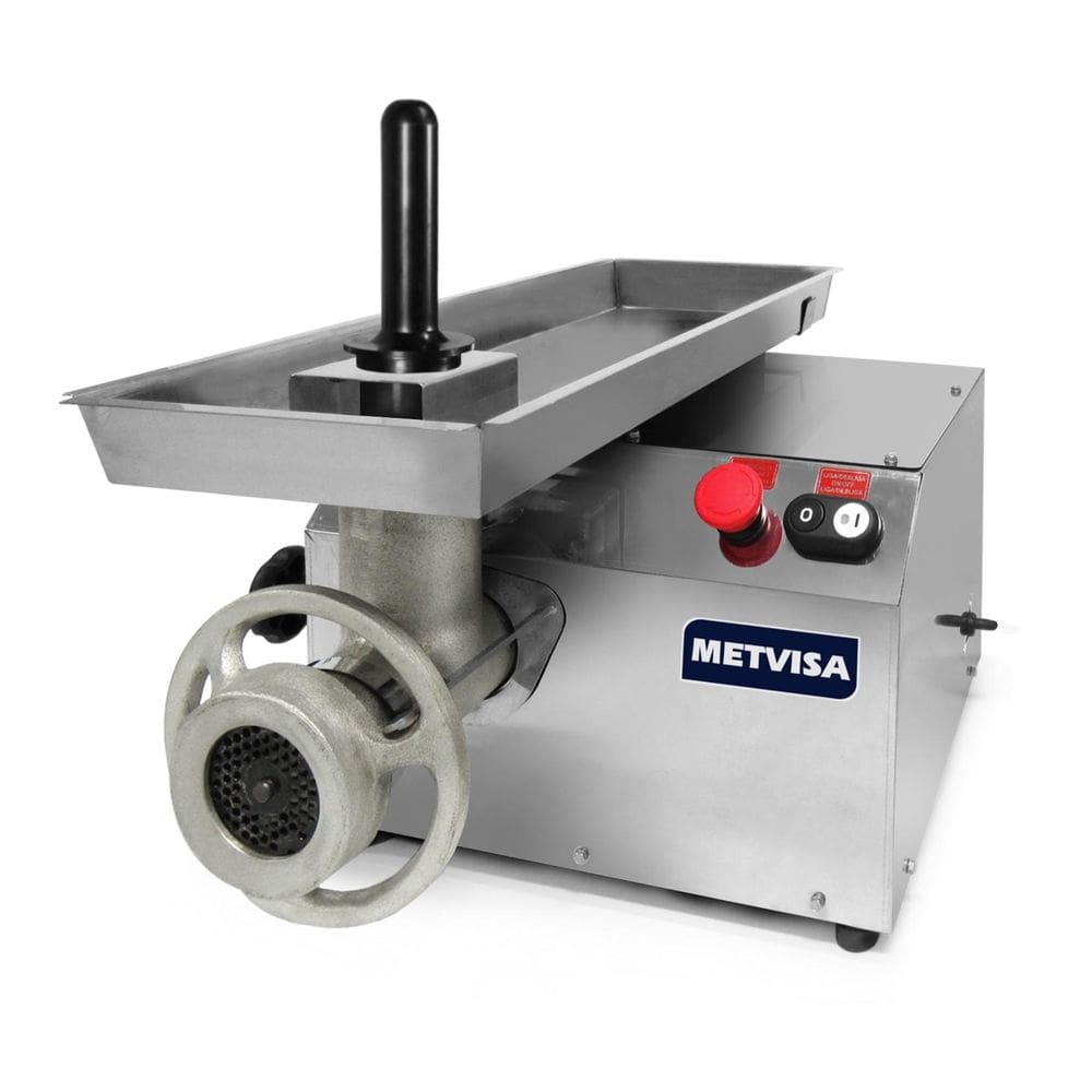 Moedor De Carne Boca 10 Leve Metvisa Picador 1/2 Cv Elétrico