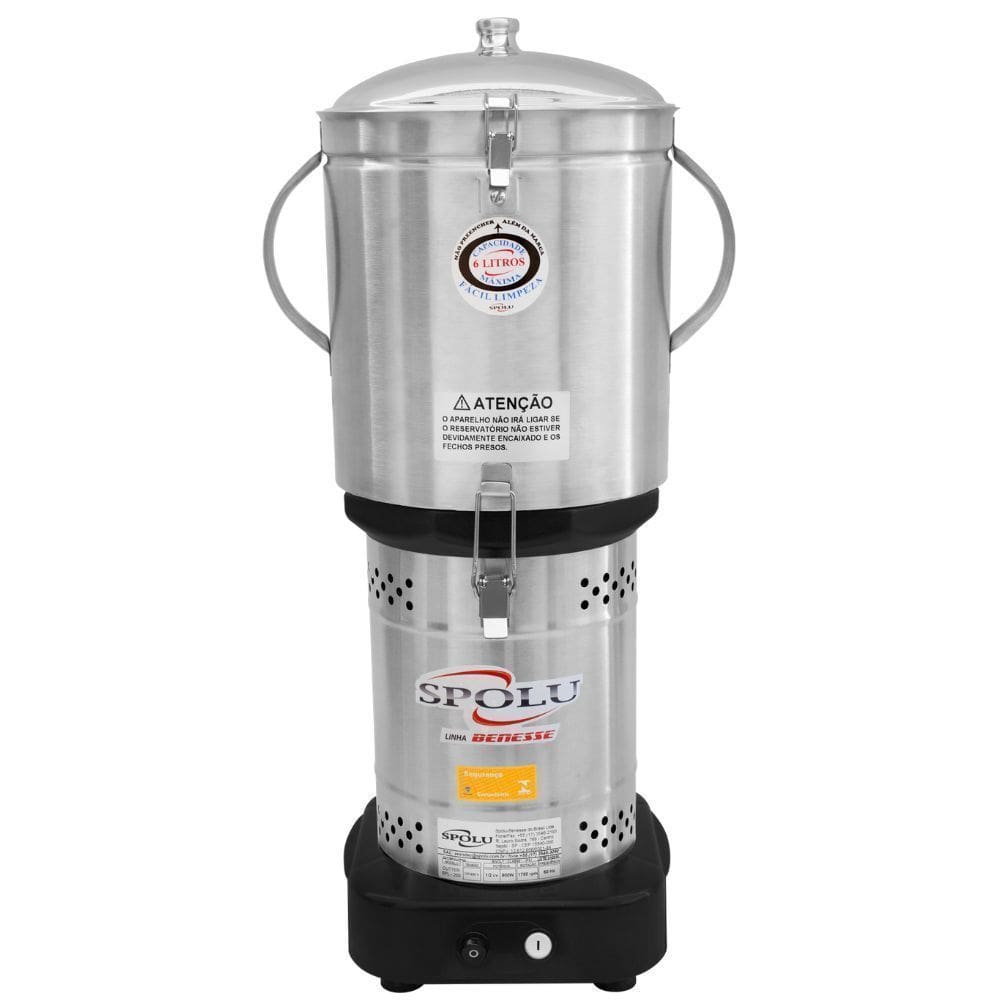 Cutter/Cortador Alto Desempenho 6L SPL201 Inox Spolu Bivolt