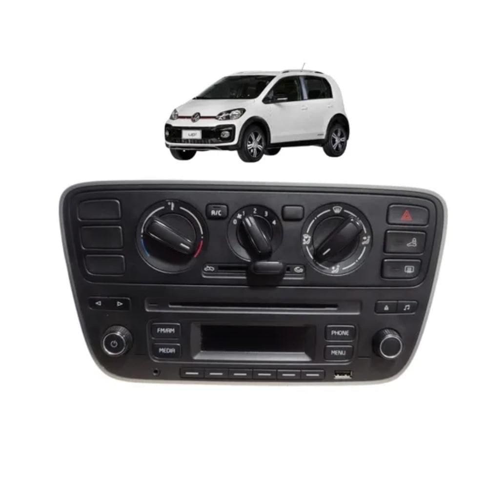Aparelho Som Com Comando Ar Volkswagen Up Tsi 1Sb035152B