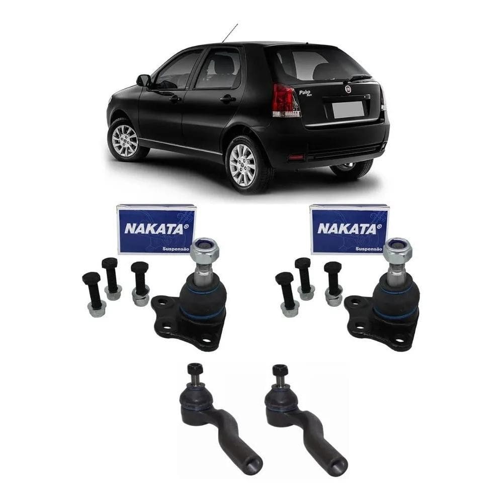 2X Kit Pivô E Terminal Palio 2009 Nakata