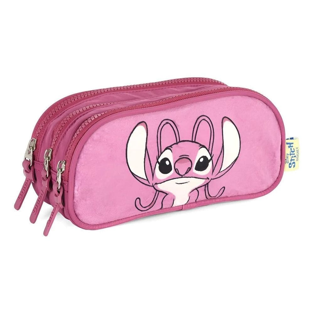 Estojo Escolar Triplo Stitch Roxo Et50064sc Luxcel