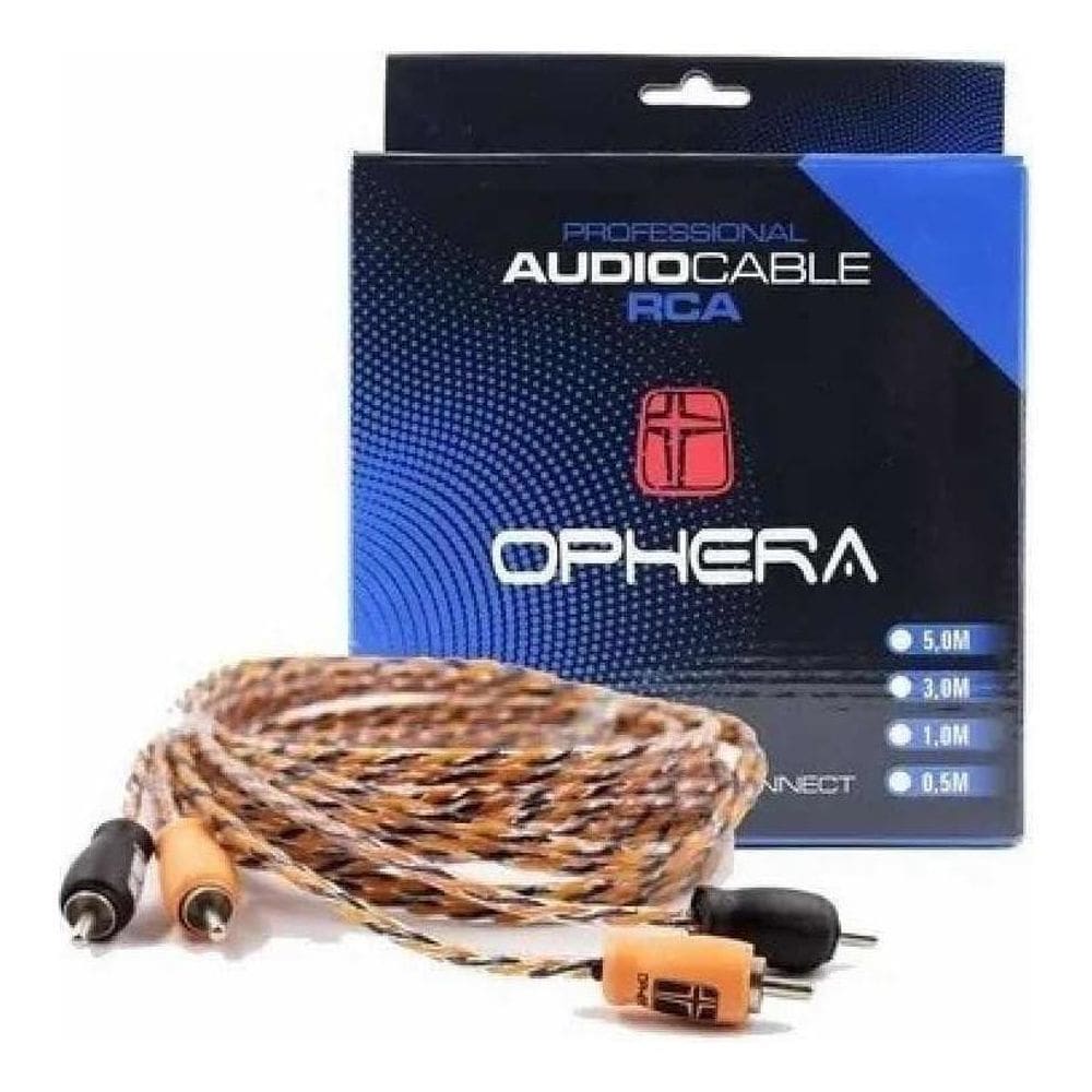 Cabo Rca Tripla Blindagem Ophera 5M De Cinco Metros Blindado