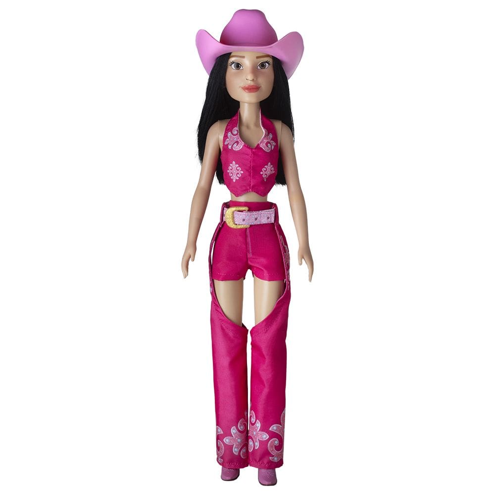 Boneca Ana Castela c/ Chapéu Botas e Tatuagens Oficial 55cm